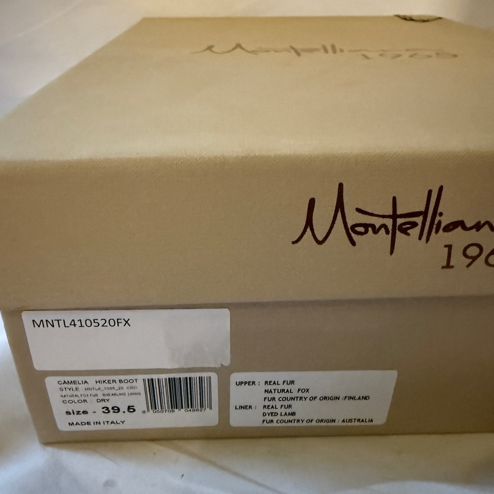 Montelliana Suede and Fur Hiking Boot - Picture 10 of 12